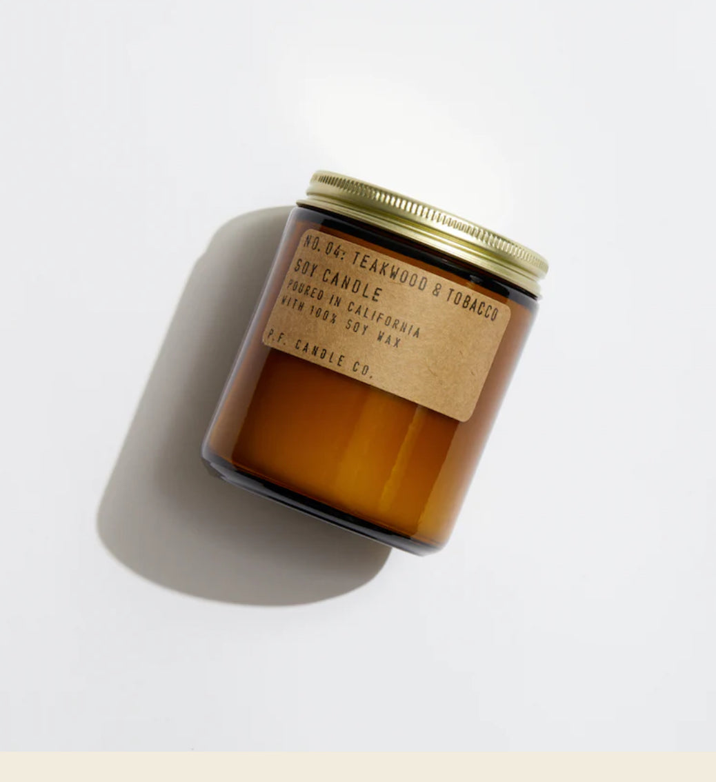 PF Teakwood Tobacco Candle-Wellness-pf candle-The Life ™ Boutique | Westfield, NJ