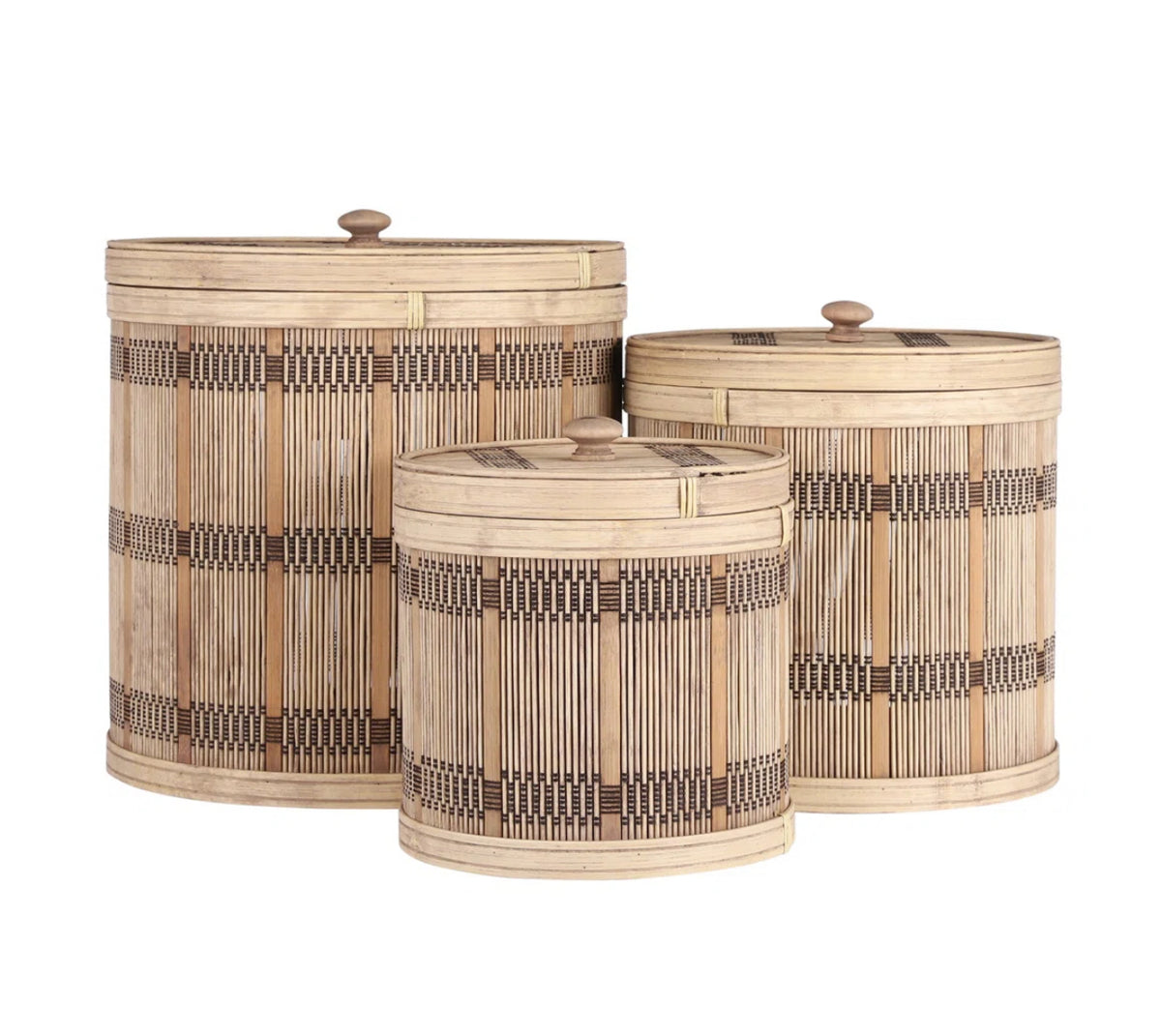 Bidk Woven Storage Basket Set Of 3-The Life ™ Boutique | Westfield, NJ-The Life ™ Boutique | Westfield, NJ