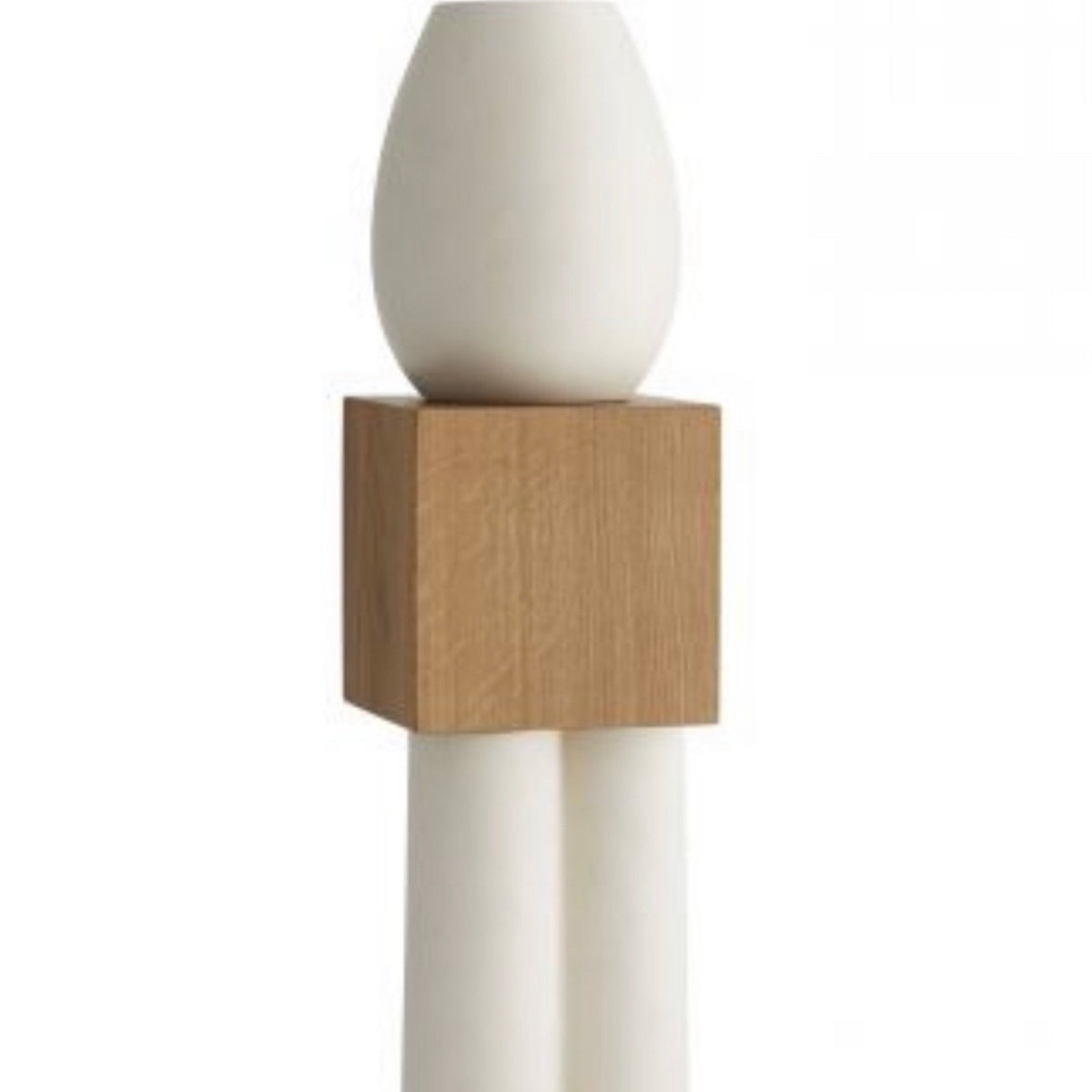 Arteriors Mod Wooden And Clay Tall Vase-Home Decor-The Life ™ Boutique | Westfield, NJ-The Life ™ Boutique | Westfield, NJ